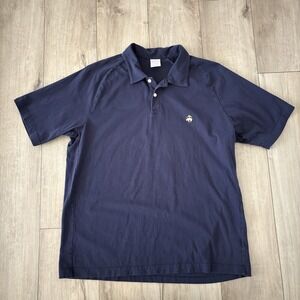 Brooks Brothers 346 Polo Shirt Mens‎ Extra Large XL Navy Short Sleeve Cotton